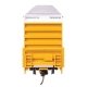 60′ High Cube Plate F Horizontal Post Boxcar - Ready to Run -- TTX TBOX 664166 (yellow, black, S, HO, WalthersMainline 3114