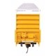 60′ High Cube Plate F Horizontal Post Boxcar - Ready to Run -- TTX TBOX 630053 (yellow, black, H, HO, WalthersMainline 3117