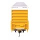 60′ High Cube Plate F Horizontal Post Boxcar - Ready to Run -- TTX TBOX 630107 (yellow, black, H, HO, WalthersMainline 3118