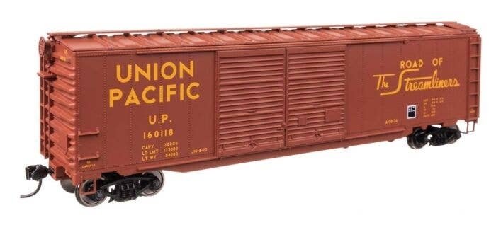 50′ AAR Improved Double-Door Boxcar - Ready to Run -- Union Pacific(R) 160118, HO, WalthersMainline 46617