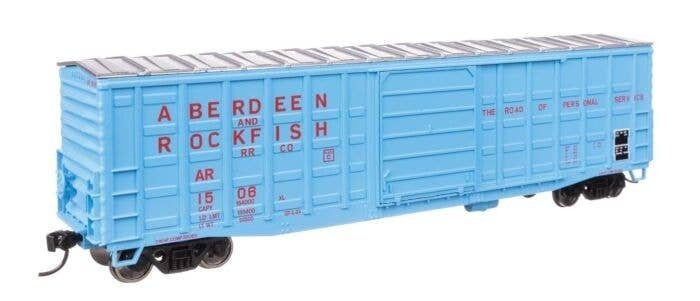 50′ Waffle Side Boxcar - Ready To Run -- Aberdeen & Rockfish 1506 (Superior Door), HO, WalthersMainline 46701