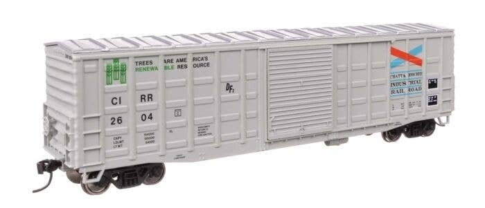 50′ Waffle Side Boxcar - Ready To Run -- Chattahoochee Industrial Railroad 2604 (Youngstown Doo, HO, WalthersMainline 46704