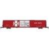 Pullman-Standard 86′ Auto Parts Double-Door Boxcar - Ready to Run -- Santa Fe 36716 (red, silver, w, N, Bluford Shops 86820