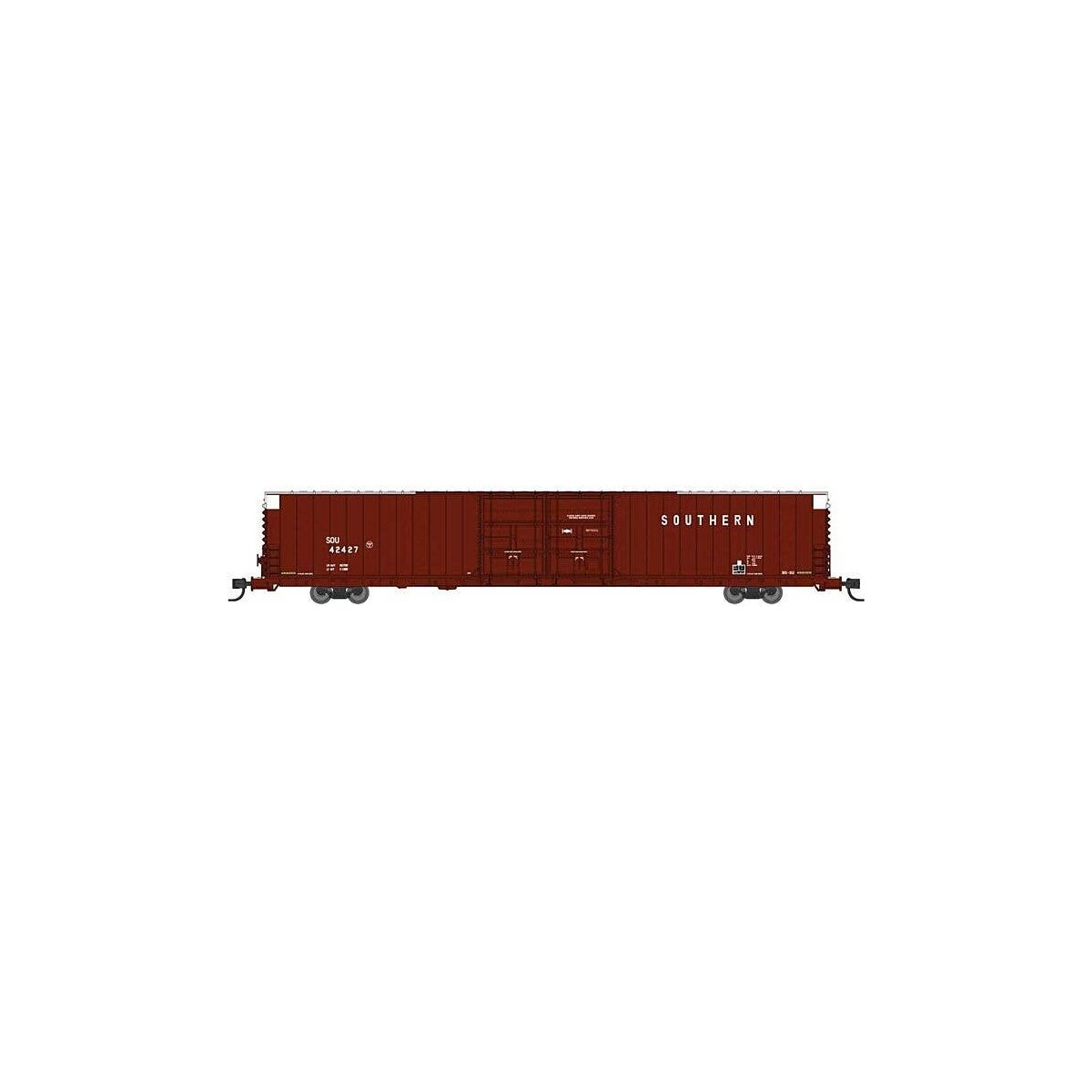 Pullman-Standard 86′ Auto Parts Double-Door Boxcar - Ready to Run -- Southern Railway 42427 (Clayto, N, Bluford Shops 86830