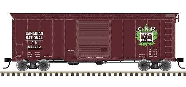 40` Postwar Boxcar with 8` Door - Ready to Run - Master(R) -- Canadian National 5433, HO, Atlas Model Railroad Co. 20006832