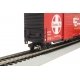 40′ Steel Hi-Cube, Sliding-Door Boxcar - Ready-to-Run -- Atchison, Topeka & Santa Fe 14044 (, HO, Bachmann Industries 18202