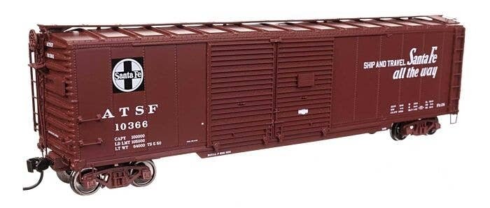 50′ AAR Double-Door Boxcar - Ready to Run -- Santa Fe 10366, HO, WalthersProto 101671