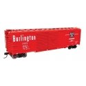 50′ AAR Double-Door Boxcar - Ready to Run -- Chicago, Burlington & Quincy 48522, HO, WalthersProto 101673