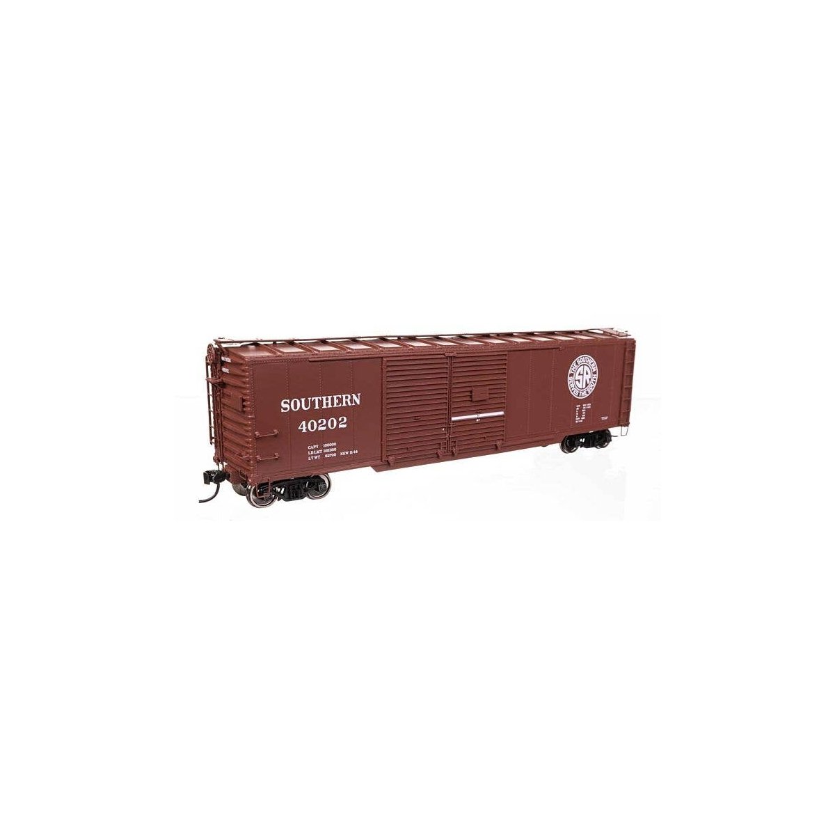 50′ AAR Double-Door Boxcar - Ready to Run -- Southern Railway 40202, HO, WalthersProto 101682