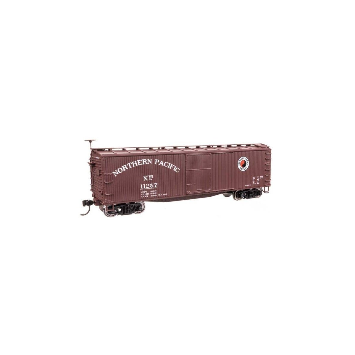 40′ Double Sheathed Wood Boxcar - Ready to Run -- Northern Pacific 11257, HO, WalthersMainline 40183