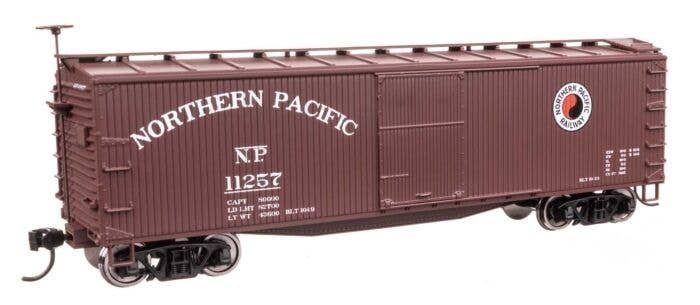40′ Double Sheathed Wood Boxcar - Ready to Run -- Northern Pacific 11257, HO, WalthersMainline 40183