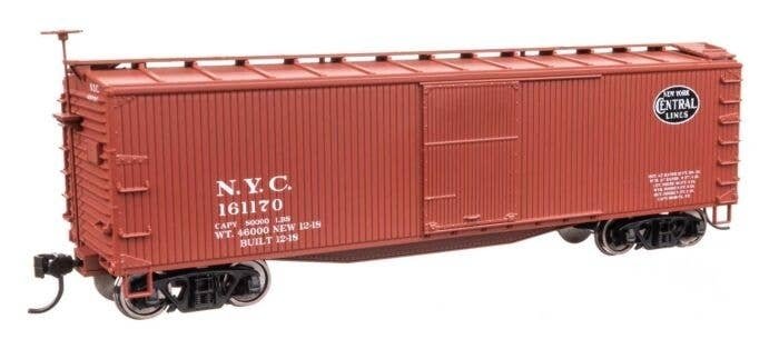 40′ Double Sheathed Wood Boxcar - Ready to Run -- New York Central 161170, HO, WalthersMainline 40192