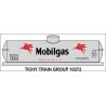 Railroad Decal Set -- Mobilgas Tank Car SOVX (large lettering, red Pegasus Logo), HO, Tichy Train Group 10372