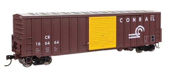 50′ ACF Exterior Post Dreadnaught End Plate B Boxcar - Ready to Run -- Conrail 166464, HO, WalthersMainline 46039