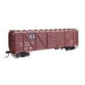 40′ ARA Single Sheathed Boxcar with Dreadnaught Ends - Ready to Run -- Santa Fe 125909, HO, WalthersMainline 40351