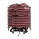 40′ ARA Single Sheathed Boxcar with Dreadnaught Ends - Ready to Run -- Santa Fe 125909, HO, WalthersMainline 40351