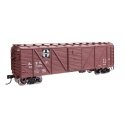 40′ ARA Single Sheathed Boxcar with Dreadnaught Ends - Ready to Run -- Santa Fe 125976, HO, WalthersMainline 40354