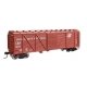 40′ ARA Single Sheathed Boxcar with Dreadnaught Ends - Ready to Run -- Louisiana & Arkansas 121, HO, WalthersMainline 40367