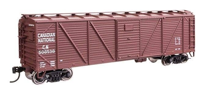 40′ ARA Single Sheathed Boxcar with Dreadnaught Ends - Ready to Run -- Canadian National 508538, HO, WalthersMainline 40356