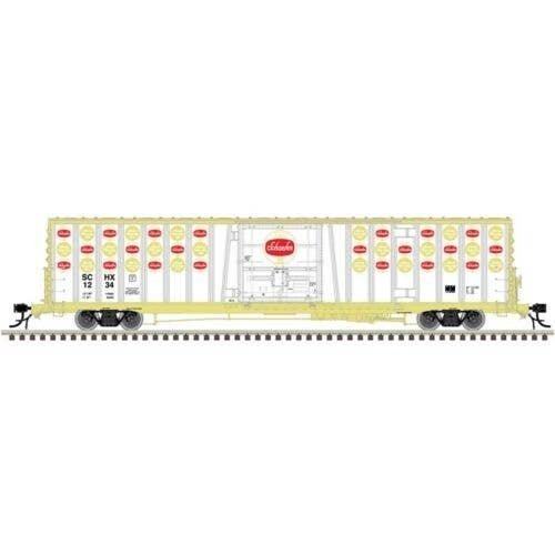 Class BX-177 62′ Beer Boxcar - Ready to Run -- Schaefer 5067 (white, red, gold), N, Atlas Model Railroad Co. 50006528