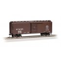 Steam-Era 40′ Steel Boxcar - Ready to Run - Silver Series(R) -- Nashville, Chattanooga & St., HO, Bachmann Industries 15014