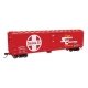 50′ PC&F Insulated Boxcar - Ready to Run -- Santa Fe 525306, HO, WalthersMainline 2845