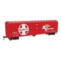 50′ PC&F Insulated Boxcar - Ready to Run -- Santa Fe 525306, HO, WalthersMainline 2845