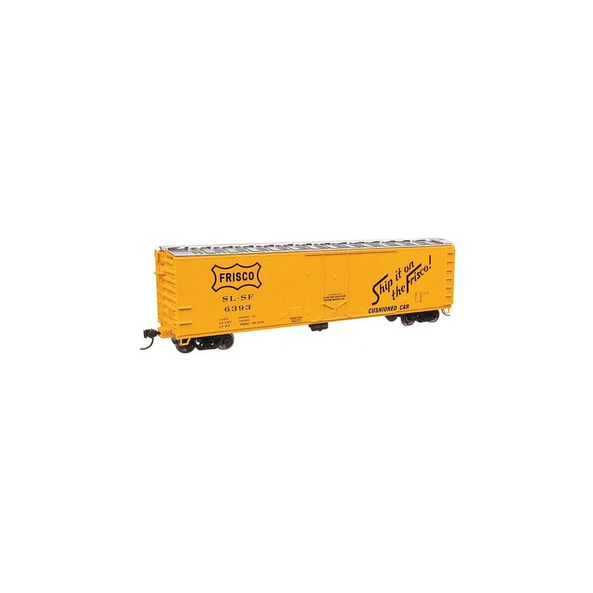 50′ PC&F Insulated Boxcar - Ready to Run -- St. Louis-San Francisco 6393, HO, WalthersMainline 2860