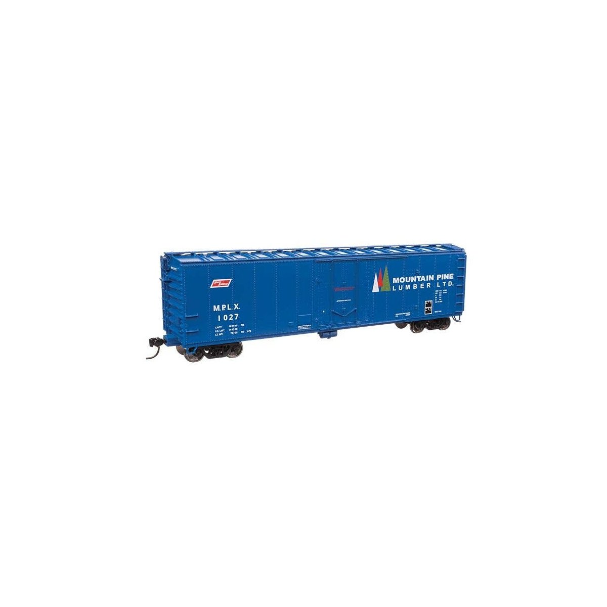 50′ PC&F Insulated Boxcar - Ready to Run -- Mountain Pine Lumber 1027, HO, WalthersMainline 2864