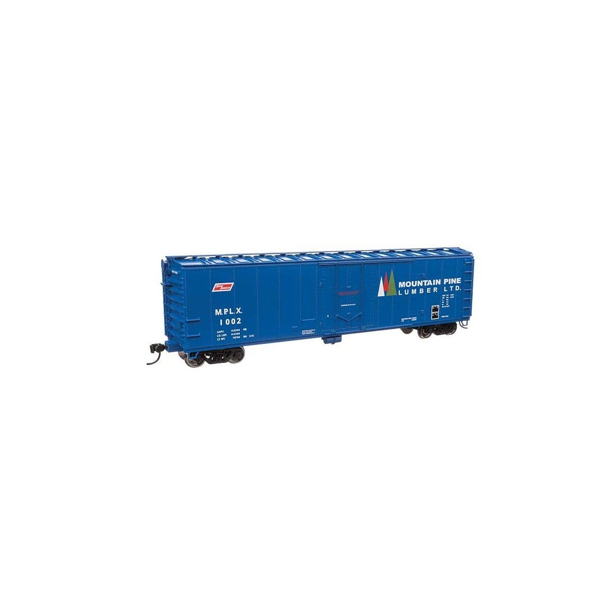 50′ PC&F Insulated Boxcar - Ready to Run -- Mountain Pine Lumber 1002, HO, WalthersMainline 2862
