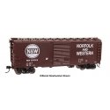 40` ACF Welded Boxcar w/8` Youngstown Door - Ready to Run -- Norfolk & Western 390007, HO, WalthersMainline 45217