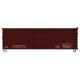 36′ Double-Sheathed Wood Boxcar w/Steel Roof, Ends, Straight Underframe -- Data Only (Mineral Red), HO, Accurail Inc 1498