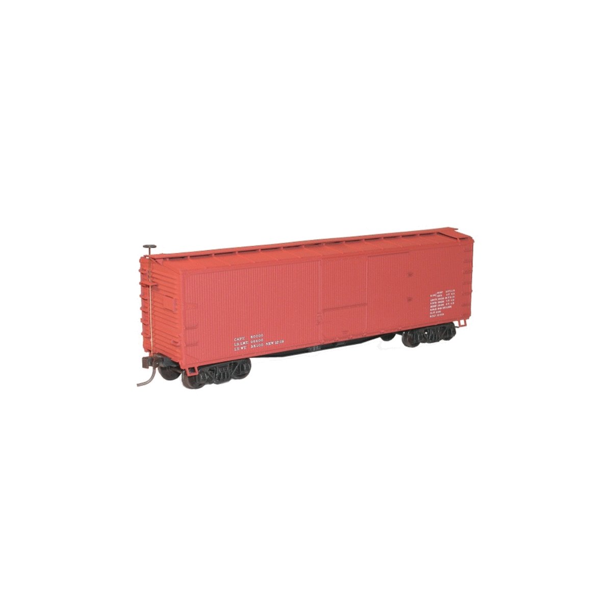 USRA 40′ Double-Sheathed Wood Boxcar - Kit -- Data Only (oxide, As-Built 1919 Lettering Style), HO, Accurail Inc 4697