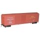 AAR 50′ Riveted-Side Double-Door Boxcar - Kit -- Union Pacific 455842 (Boxcar Red, Auto Service, yel, HO, Accurail Inc 5234
