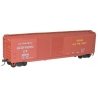 AAR 50′ Riveted-Side Double-Door Boxcar - Kit -- Union Pacific 455842 (Boxcar Red, Auto Service, yel, HO, Accurail Inc 5234