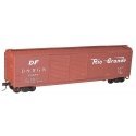 50′ Steel Double-Door Boxcar w/High Ladders & Roofwalk - Kit -- Denver & Rio Grande Western 63684 (, HO, Accurail Inc 52051