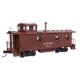 30′ ATSF 1300-Series Wood Waycar (Caboose) - Ready to Run -- Santa Fe 1371 (A.T.S.F, 1938-1941 Sc, HO, WalthersProto 103206