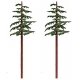 Redwood Trees -- 10 to 11′ 25.4 to 27.9cm pkg(2), ALL, Grand Central Scenery T43
