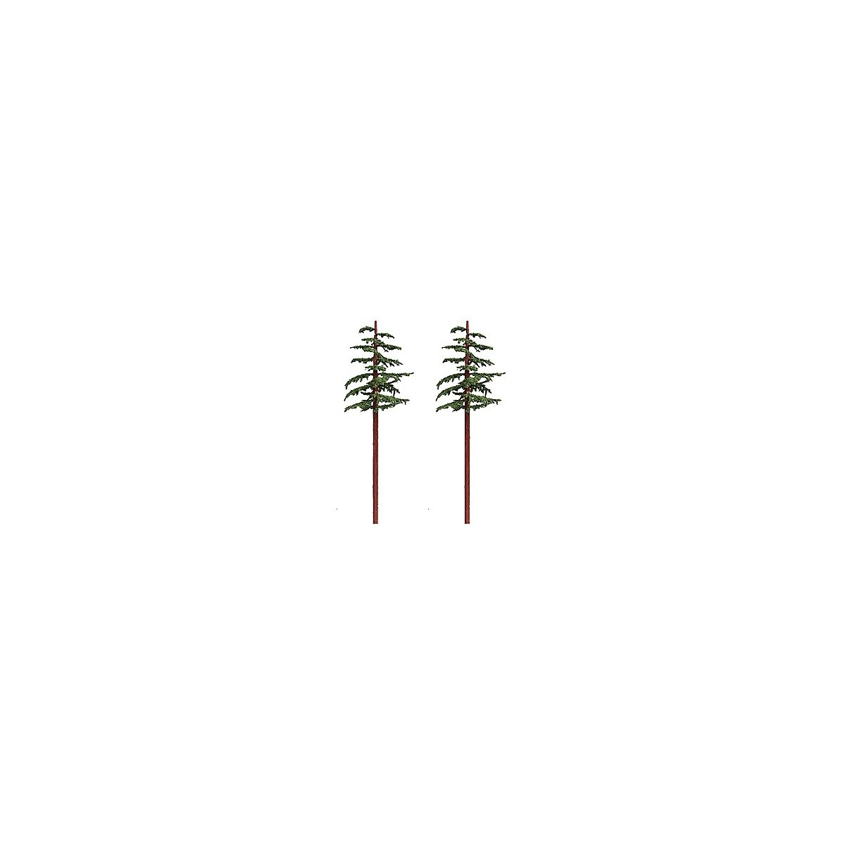 Redwood Trees -- 10 to 11′ 25.4 to 27.9cm pkg(2), ALL, Grand Central Scenery T43