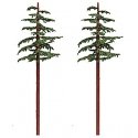 Redwood Trees -- 10 to 11′ 25.4 to 27.9cm pkg(2), ALL, Grand Central Scenery T43
