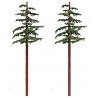 Redwood Trees -- 10 to 11′ 25.4 to 27.9cm pkg(2), ALL, Grand Central Scenery T43