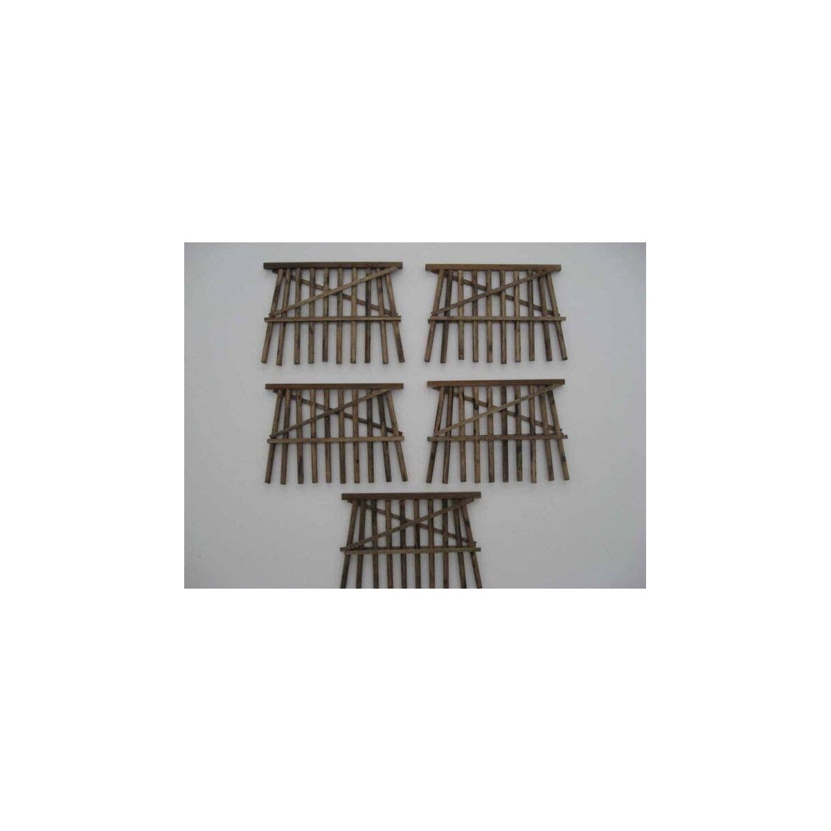 Double Track Bents pkg(5) -- 12′ Tall, O, Grand Central Scenery TB31