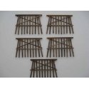 Double Track Bents pkg(5) -- 12′ Tall, O, Grand Central Scenery TB31