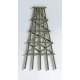 Wood Trestle Bents - Assembled -- Extra Large - 8-1/2′ 21.6cm Tall pkg(5), HO, Grand Central Scenery TB4