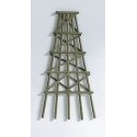 Wood Trestle Bents - Assembled -- Extra Large - 8-1/2′ 21.6cm Tall pkg(5), HO, Grand Central Scenery TB4