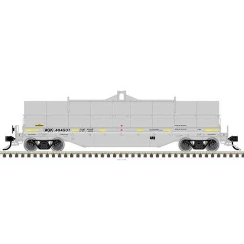 42′ Coil Steel Car with Fishbelly Side Sill - Ready to Run - Master(R) -- Arkansas-Ok, N, Atlas Model Railroad Co. 50006763