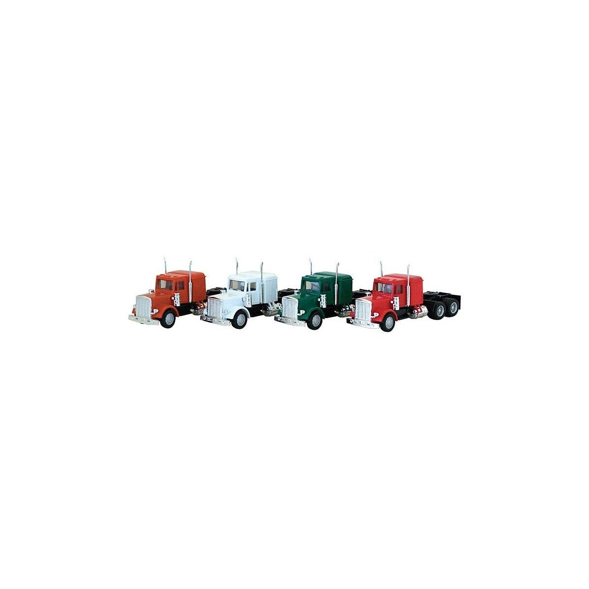 American Trucks - Tractor Only - Peterbilt -- Conventional w/Long Chassis, Sleeper & Dual Rear Axles - Painted, HO, Herpa Models