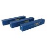 53′ Singamas Corrugated Side Container - 3-Pack -- CSX Transportation, HO, Walthers SceneMaster 18501