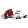American Trucks Kenworkth W-900 3-Axle Conventional Tractor -- With 60′ Aerodyne Sleeper & Extended Chassis (painted), HO, Her