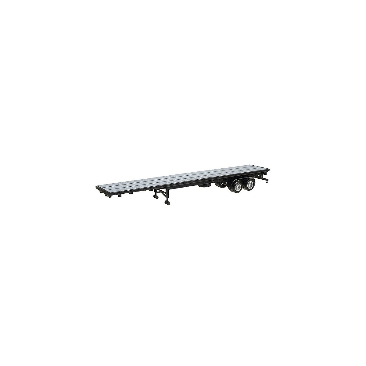 Semi Trailer (No Tractor) -- 48′ Flatbed Trailer, HO, Herpa Models 5294